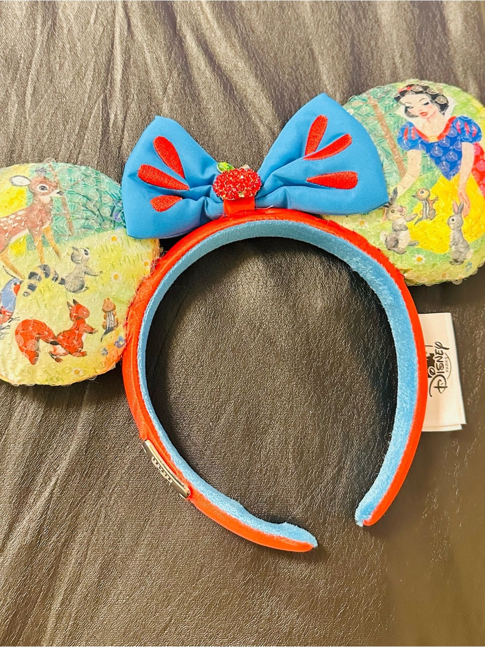 Disney Snow White Blue & Red Ears Headband